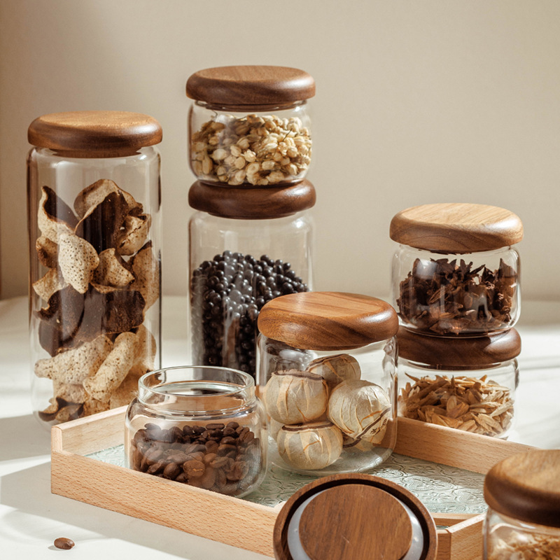 Storage with Acacia lid